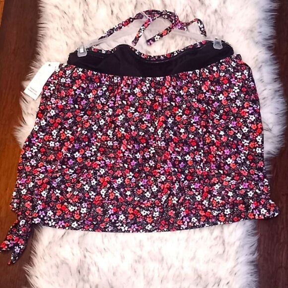 Women’s Plus Ditsy Floral Tankini Bathing Suit Swimsuit Size XL - Picture 7 of 8